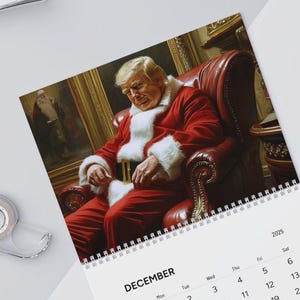 2025 Donald Trump MAGA Calendar | Trump Calendar | Trump Gag Gift  Gift for Him | Funny Gift