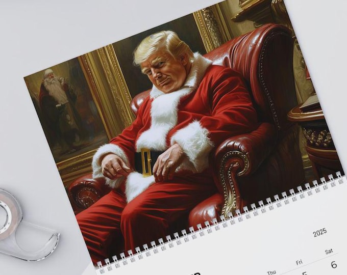 2025 Donald Trump MAGA Calendar | Trump Calendar | Trump Gag Gift  Gift for Him | Funny Gift