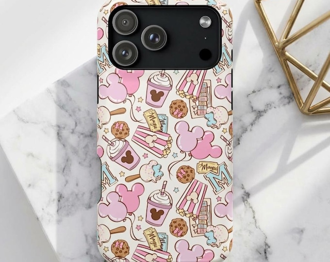 Disney Snacks Phone Case Magnetic Magsafe Case iPhone 15 16 17 Pro Max