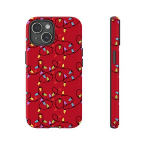 Christmas Lights Phone Case iPhone 15 14 13 Pro Max 12 11 XR Winter iPhone case Christmas Gift Case Cover Gift