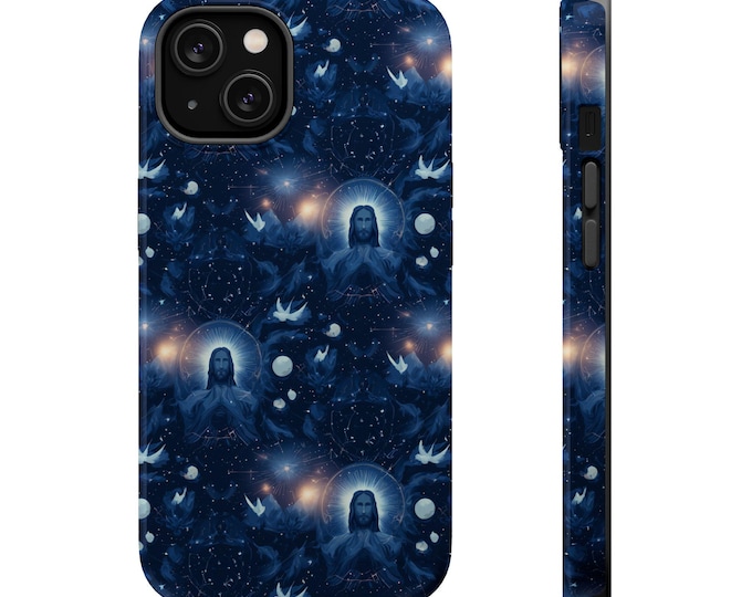 Celestial Jesus iPhone Case: Magsafe Christian Gift