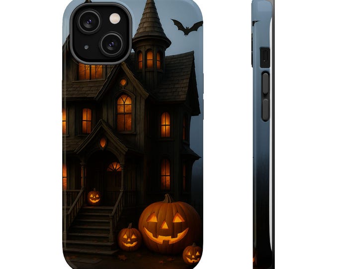Halloween Gothic Haunted Mansion iPhone Case: Spooky Halloween Magsafe Cover