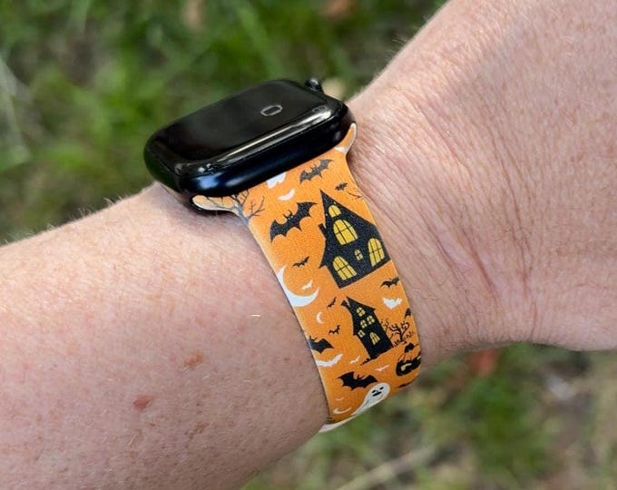 Vintage halloween watch band for apple watch women halloween 2024 jewelry straps 38mm 40mm 41mm 42mm 44mm 45mm 49mm
