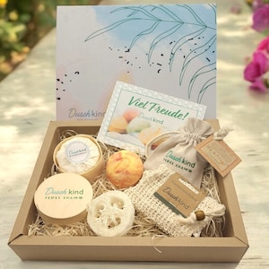 Geschenkdoos, Gepersonaliseerd, Schoonheidsproducten in geschenkverpakking, Vaste conditioner,Vaste shampoo bar, Veganistisch, Cadeau vrouw