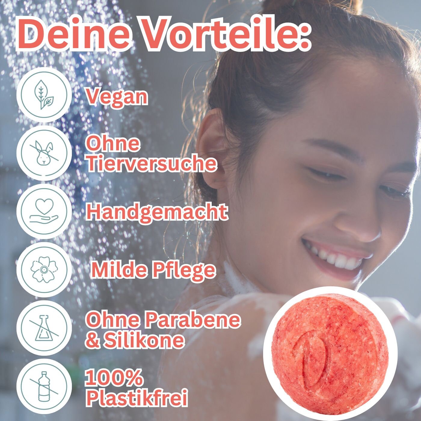 Duschkind Festes Shampoo Set 2x 56 G – Ginger Lemon & Granatapfel, 4in1 Für Haar & Körper, Vegan, Plastikfrei