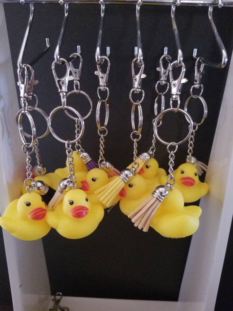 Rubber Duck Keychains Etsy