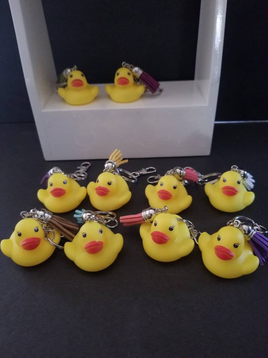 Rubber Duck Keychains Etsy