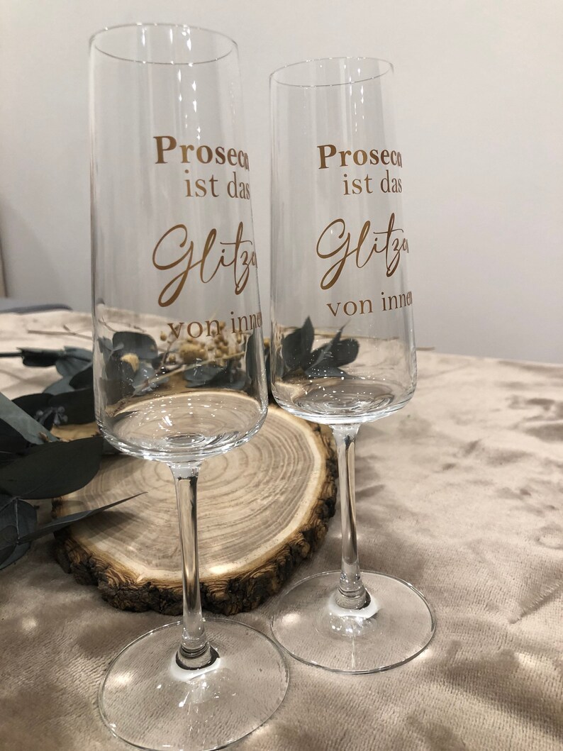 Sektglas mit Spruch oder personalisiert mit Name für Hochzeit Etsy.de