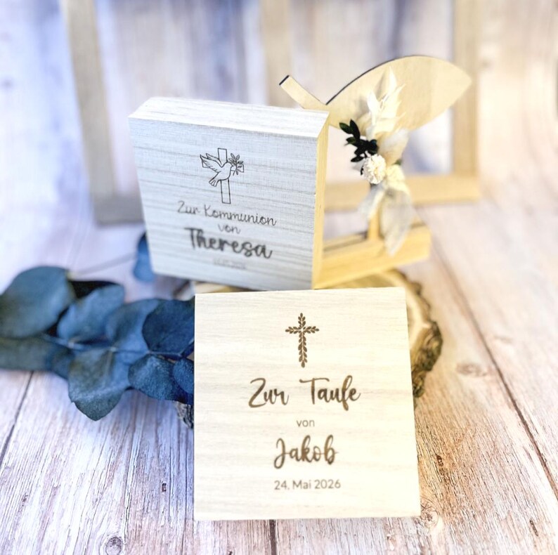Geldgeschenk zur Taufe, Taufgeschenk, personalisiertes Taufgeschenk, Taufgeschenk für Jungs, Taufgeschenk Mädchen, Erstkommuniongeschenk, Geldgeschenk Kommunion, Geschenk Taufe personalisiert