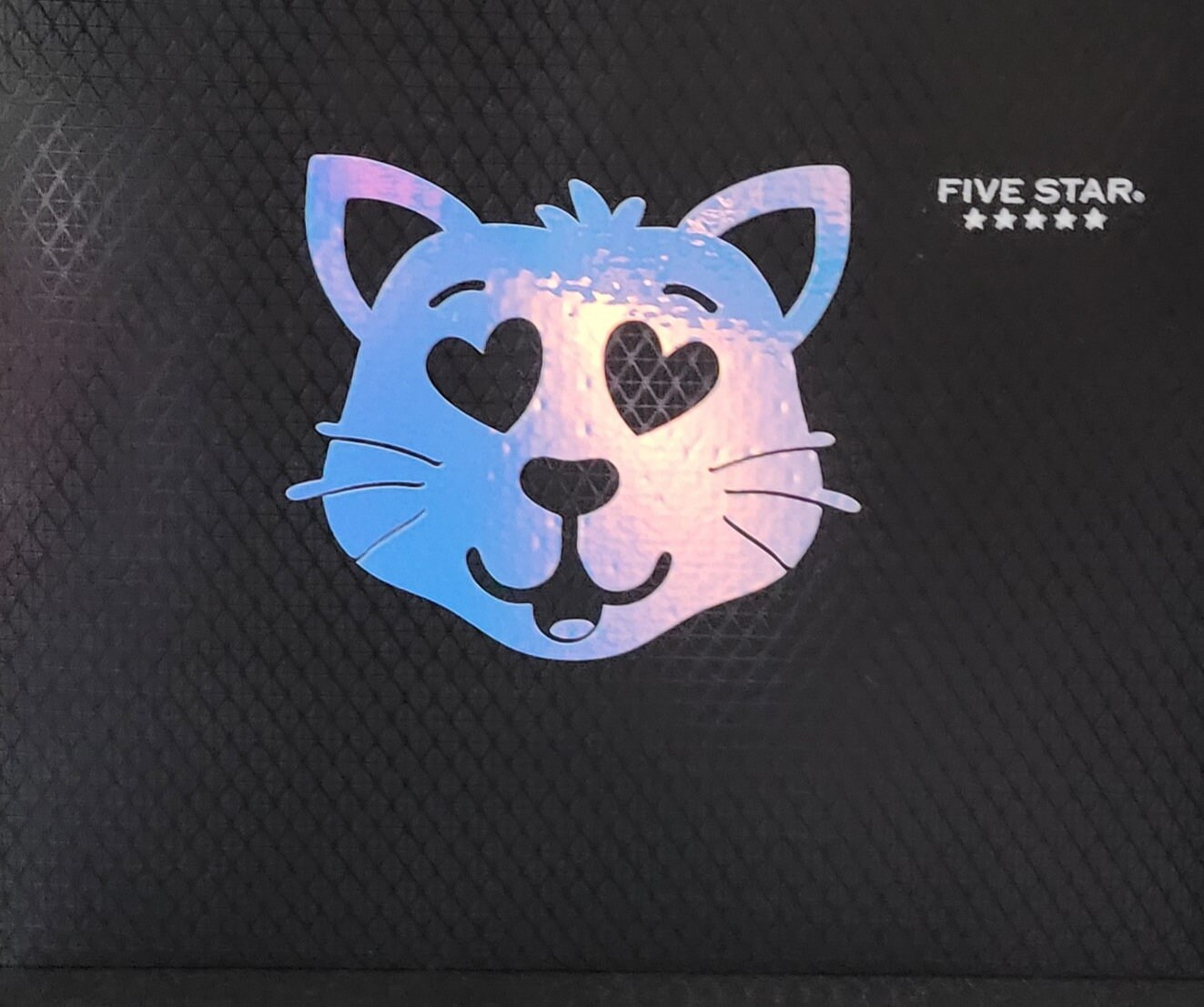 Holographic Cat Sticker Etsy