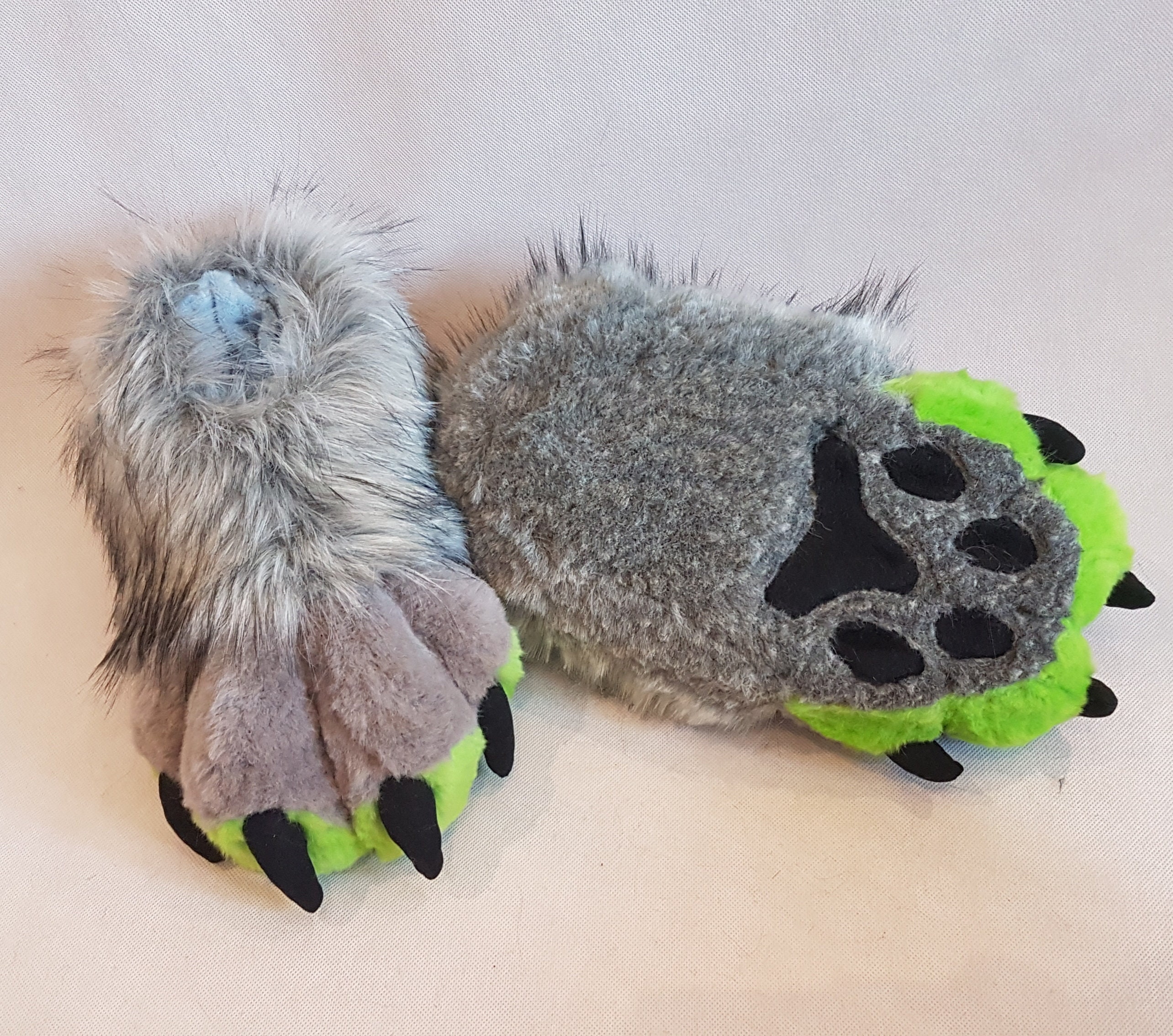 Furry Custom Plush Fursuit Hand Paws Deer Dino & Protogen 