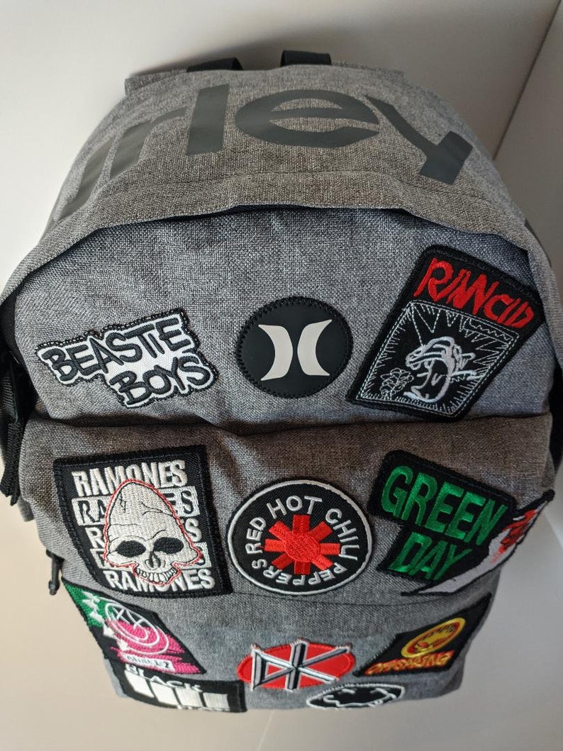 Grey Battle Backpack Punk & Alternative Rock Etsy