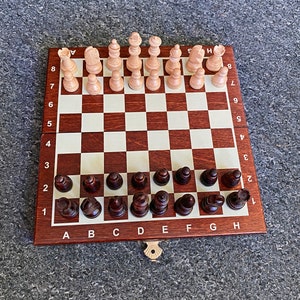 Magnetic mini chess chessboard 7.8 inch 20 cm image 8