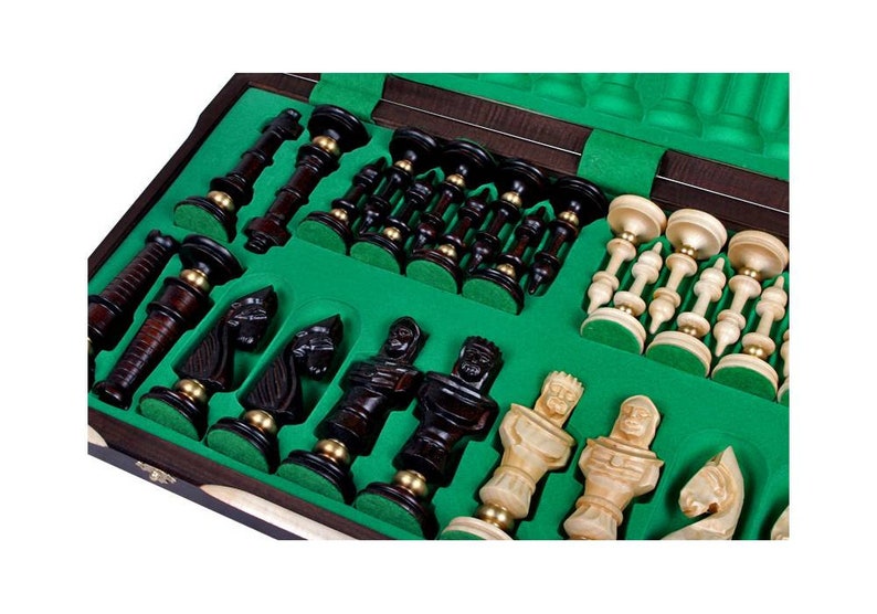 Unique Chess set Royal Lux Luxury Large Chess Set with a board 25.5x12.8x3 650x325x80 мм image 6