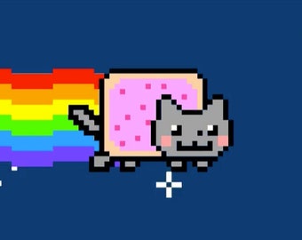 Digital Nyan Cat - Etsy