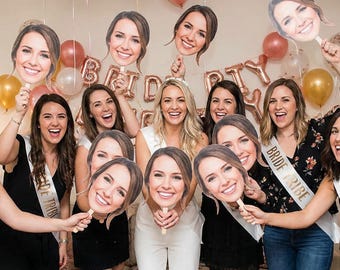 Big Head Cutout, Face on a Stick, Custom Big Head, Bachelorette Fat Head