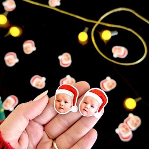 Coriandoli natalizi personalizzati - Addobbi natalizi personalizzati - Divertenti decorazioni per feste natalizie - Primo Natale del bambino