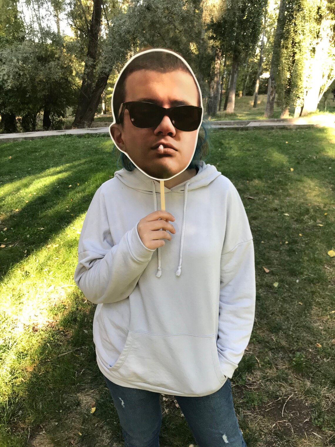 Big Head on a Stick Custom Fat Head Heads on a Stick Face Etsy