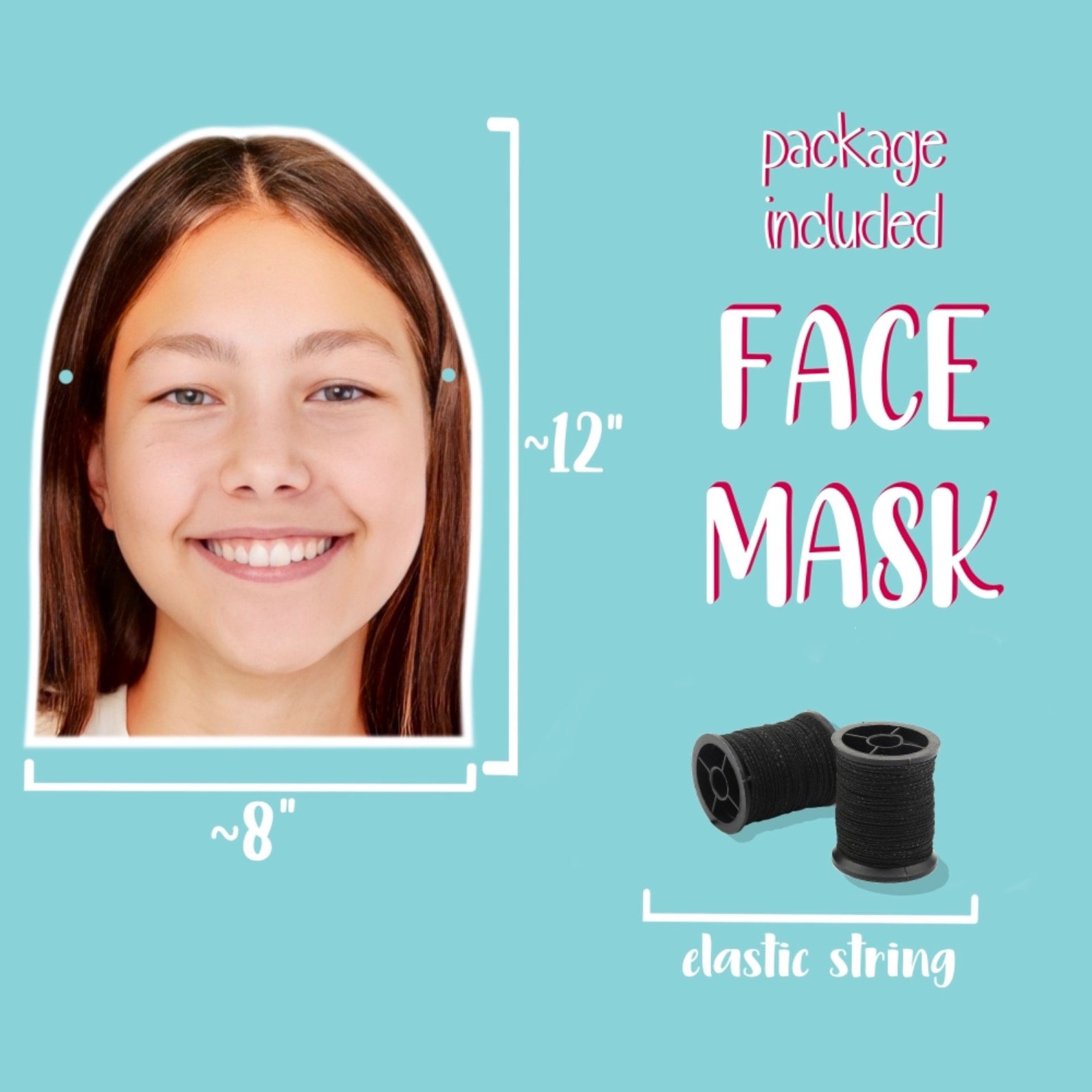 5 PCS Personalised Photo Face Mask Party Mask Bachelorette Etsy