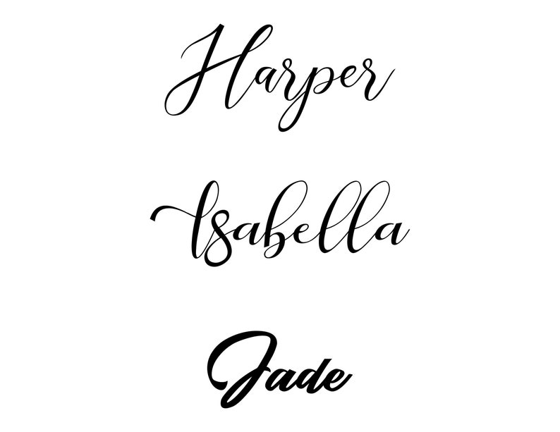 HANDWRITTEN FONTS SVG, Instant Download, Alphabet Svg, Cursive Font ...