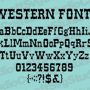 WESTERN FONT SVG, Western Monogram Svg, Western Alphabet Svg, Font Svg, Alphabet Svg, Digital Download, Western Letters Svg, Western Svg