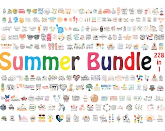 Summer Bundle SVG, Summer SVG, Bundle SVG, Beach Svg Bundle, Digital Download, Summertime, Funny Beach Quotes Svg, Beach Shirt Svg,Beach Svg