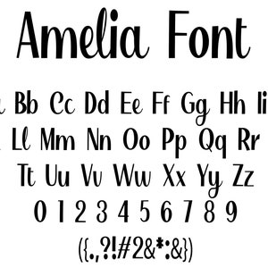 Amelia Font, INSTANT DOWNLOAD, Script Font, Handwritten Font, Wedding ...