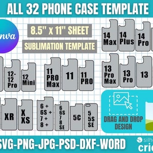 Tough Case Mockup, iPhone Case Mockup, JPG Overlay, Canva JPG, Trendy Mockup für Print-on-Demand, Instant Download, JPG