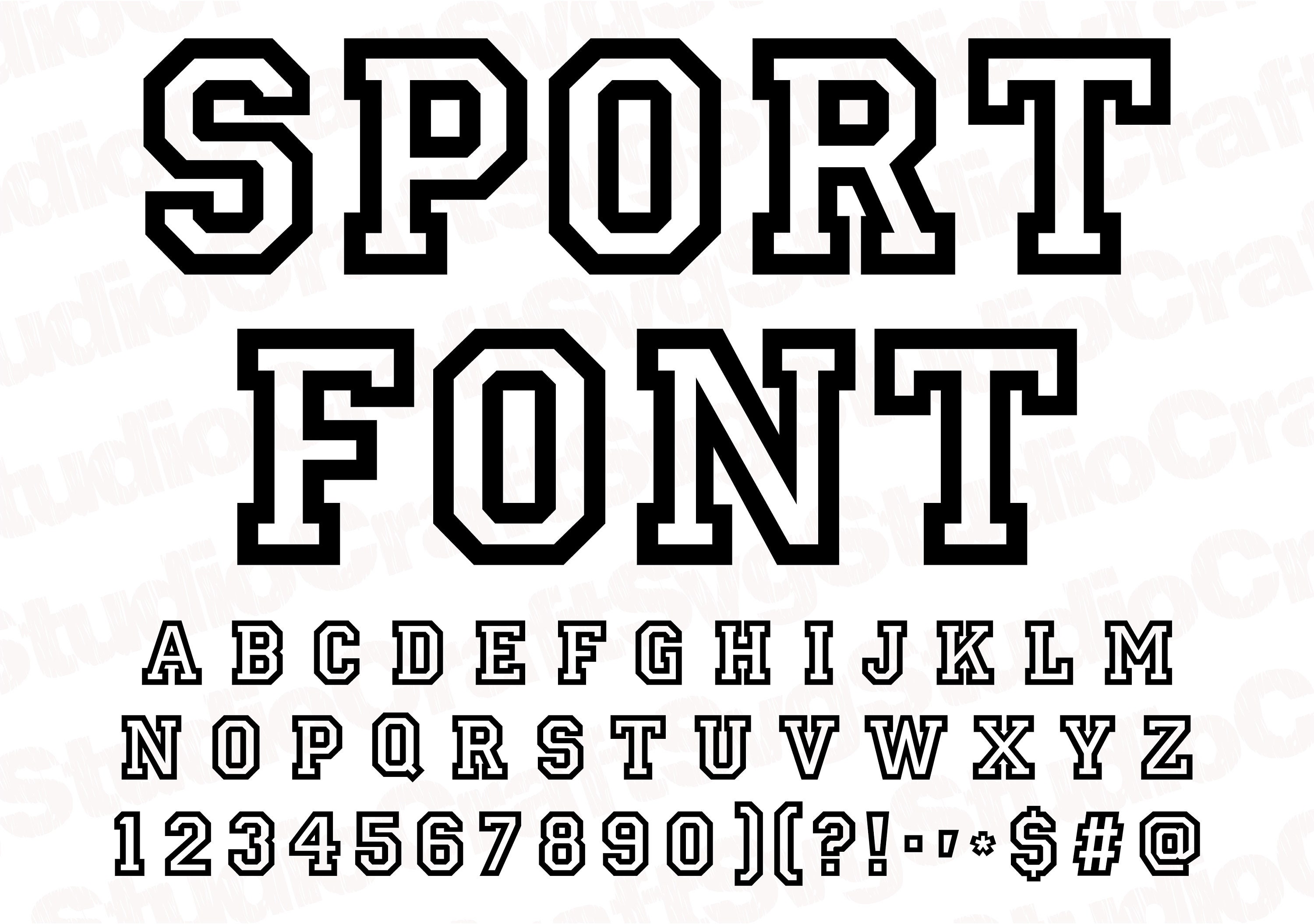 Varsity Font Svg, Varsity Letter Svg, Varsity Alphabet Svg,Sports Font ...