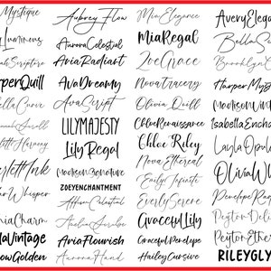 De ultieme 50 lettertypen - lettertypebundel, Cricut, Canva-lettertype, Scriptlettertype, Lettertypen, Digitale lettertypen, Procreate-lettertypen, Crafting, JPG-lettertype, Commercieel