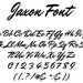 Jaxon Font,script Font, Cursive Font, Handwritten Font, Calligraphy ...