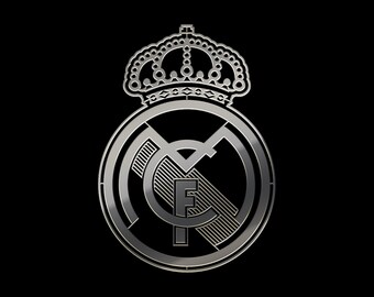 Metallic Stickers Real Madrid Logo Pegatina Car Laptop - Etsy