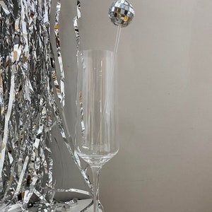 Disco Ball Drink Stirs - NYE Decor - Nash Bash Drink Stirs - Bar Cart Decor - Disco Rodeo - Throwback Disco Party - Hippie Party - New Years