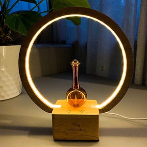 Waterless Essential Oil Diffuser - Luna | Nebulizing Diffuser | Handmade Wood no Plastics | Aromatherapy | Calming & Unique | Anxiety Free