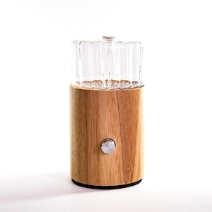 Aroma Diffuser Essential Oil - Nova Ezy | Waterless Nebulizer | Handmade Wood no Plastics | Aromatherapy | Calming & Unique | Anxiety Free