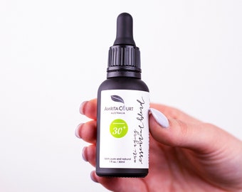Anti-Aging Essential Oil Blend 30+: Rose, Firming, Brightening