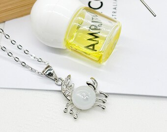 Sterlingzilveren sterrenbeeld sterrenbeeld diffuser ketting: zirkonia, etherische olie cadeau