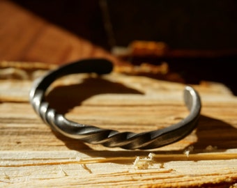 Viking oath ring/ cuff bracelet, Blacksmith Made, hand Forged.