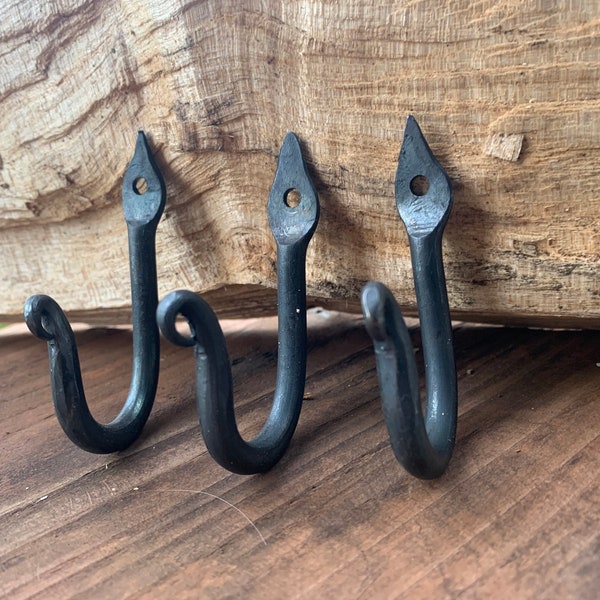 J hook, Blacksmith Made, hand Forged.