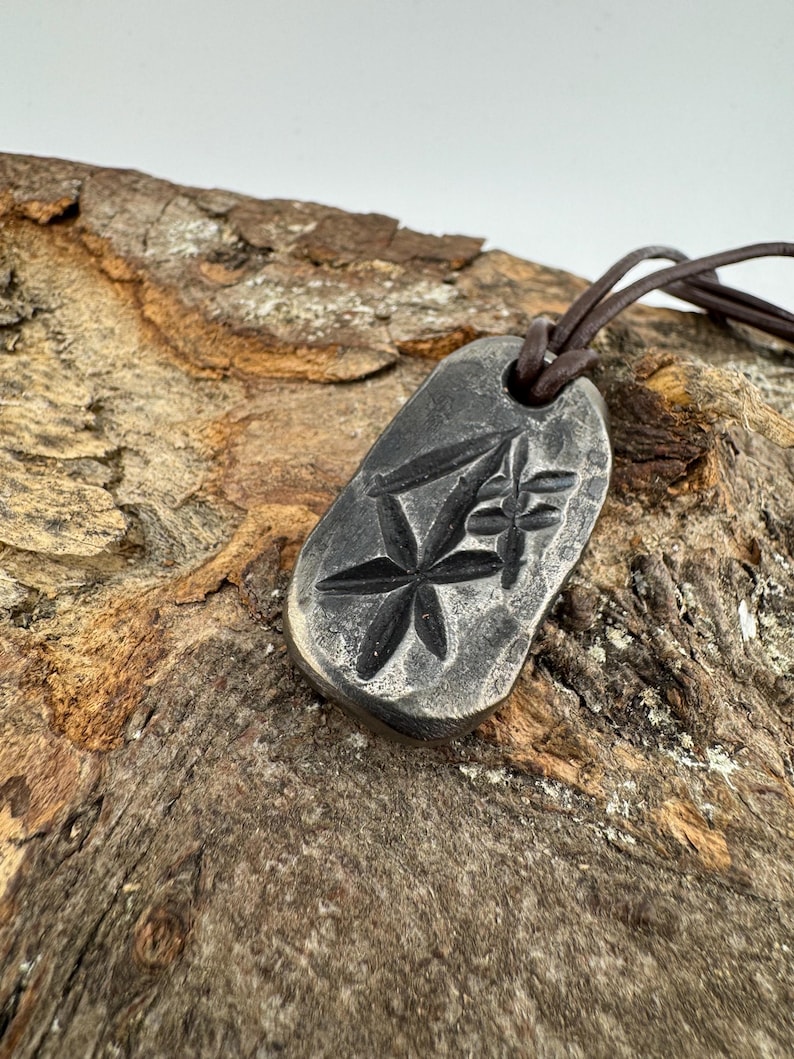Wolf Bind Rune Pendant, Iron & Copper - Blacksmith Made - Etsy