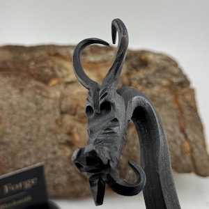 Dragon Head Fire Poker & Fireside Tool Range - Blacksmith Made.