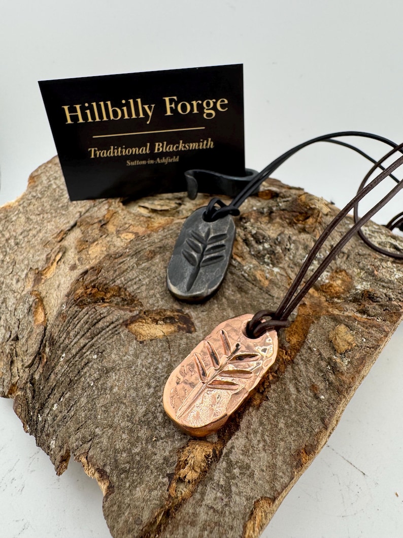 Beltane May Tree Rune Pendant, Iron & Copper - Blacksmith Made - Etsy ...
