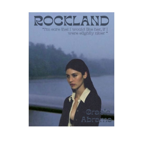 Gracie Abrams - Rockland Póster