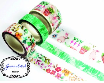 Farm Meadow Washi Tape Set, Countryside Theme