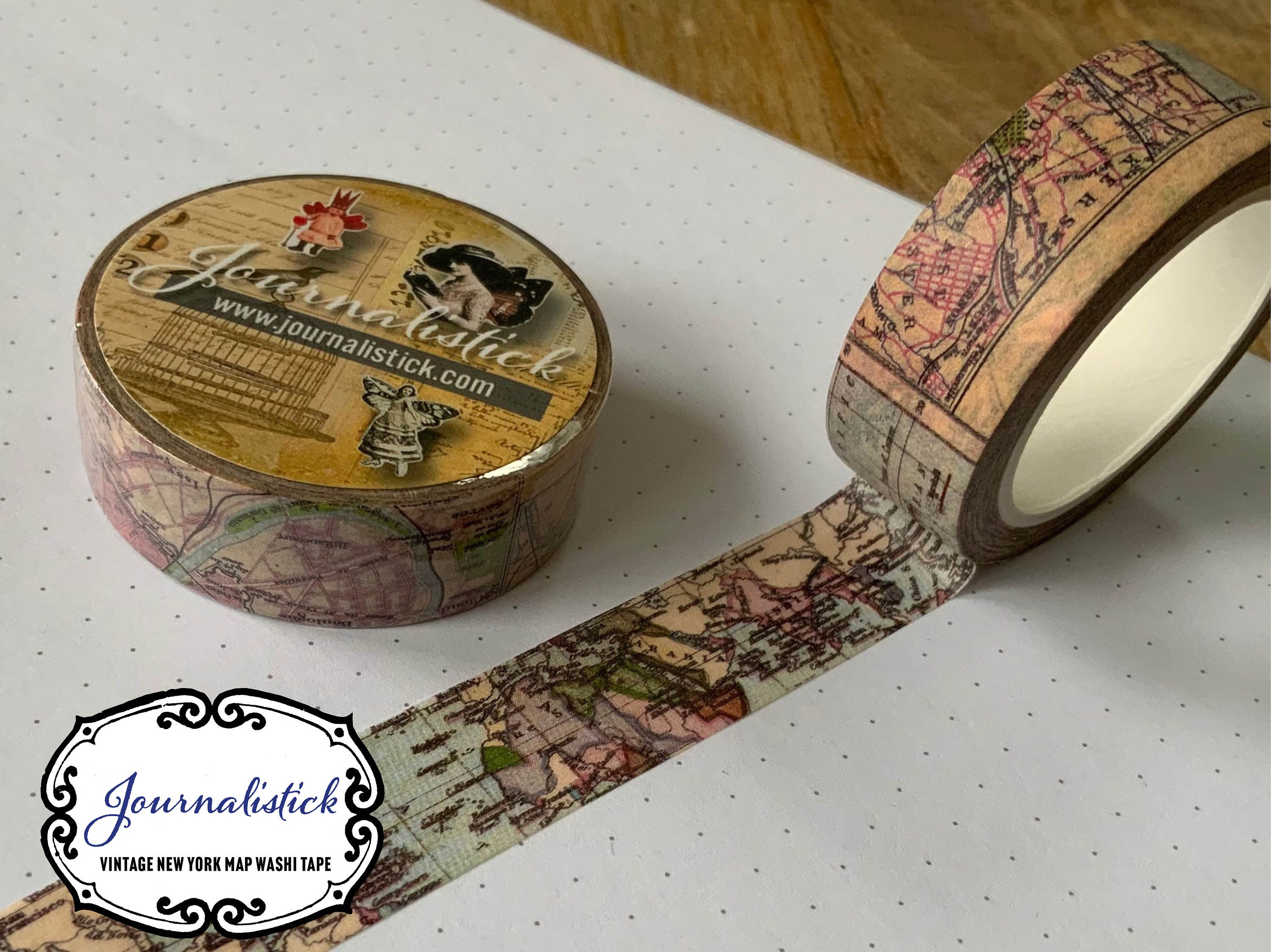 Vintage Map Washi Tape Strips Stock Photo by ©angiemakes 48215369