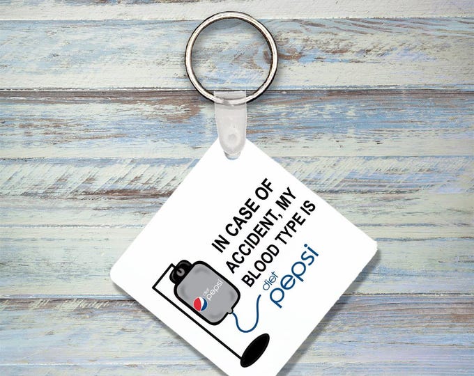 Diet Soda Keychain