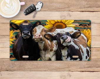 Cows License Plate
