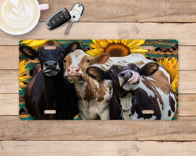 Cows License Plate