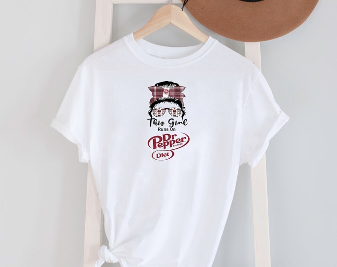 This Girl Runs Diet Dr.Soda Tee Shirt Max