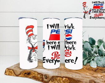 Blood Type Cat COLA  20oz & 30oz    Tumbler